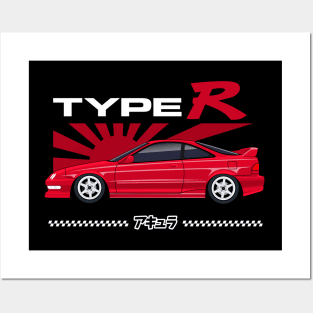 Integra Type R JDM Style Posters and Art
